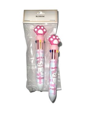 SWEETHEART CUTE CAT PAW 10 COLOR INK PEN